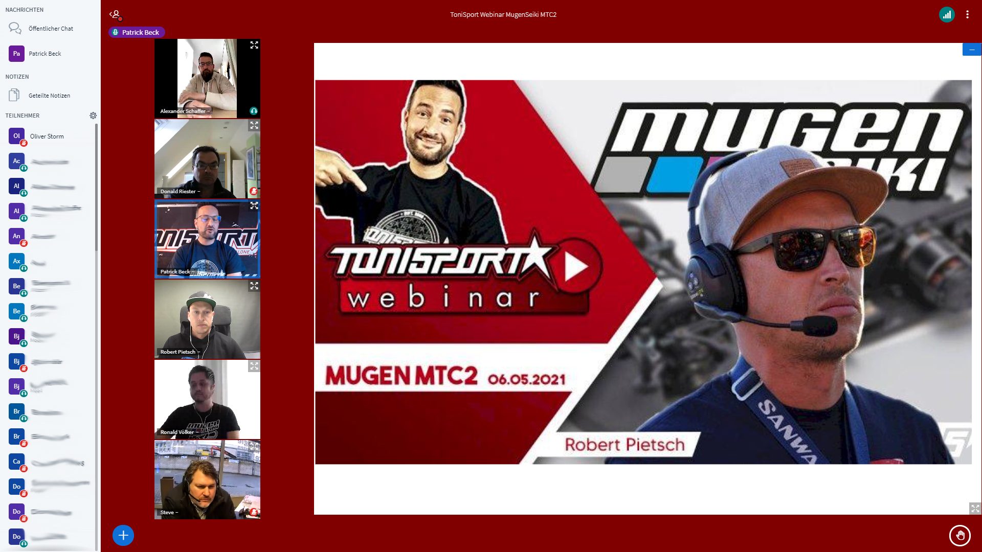 Zusammenfassung ToniSport Webinar MUGEN SEIKI MTC2 mit Robert Pietsch