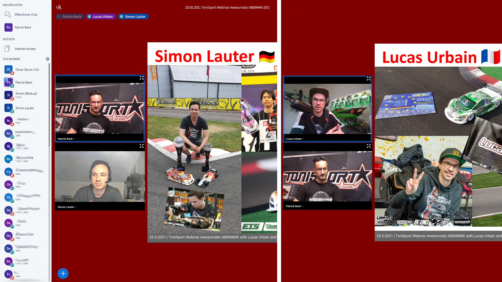 Zusammenfassung ToniSport Webinar: Der Awesomatix A800MMX – mit Lucas Urbain und Simon Lauter