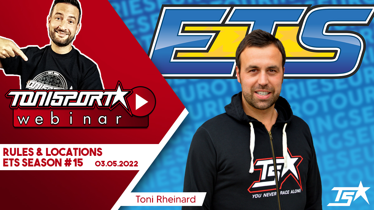 Ankündigung: ToniSport Webinar ETS Season #15 Rules & Locations