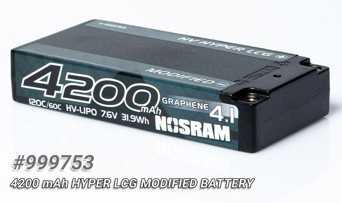 LRP Graphene-4.1 4200mAh 7.6V 120C/60C HV Hyper LCG Modified Shorty LiPo Battery - 160g