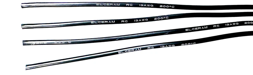 ELCERAM Silikonkabel 13 AWG - Schwarz (1m)