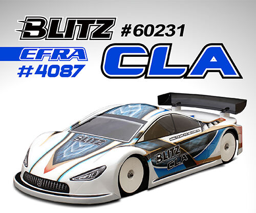 Team Titan BLITZ CLA 190mm Karosserie (unlackiert) 0,5mm