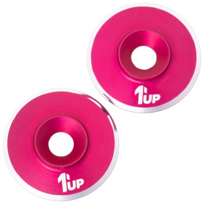1up Racing LowPro UltraLite Wing Washers - Hot Pink (2)