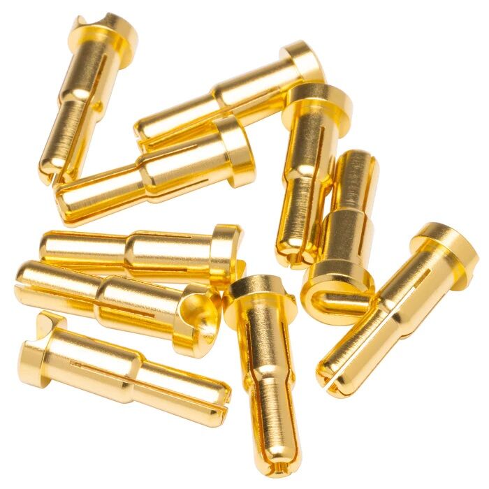 1up Racing Stufen Goldstecker 4,0mm / 5,0mm (10)