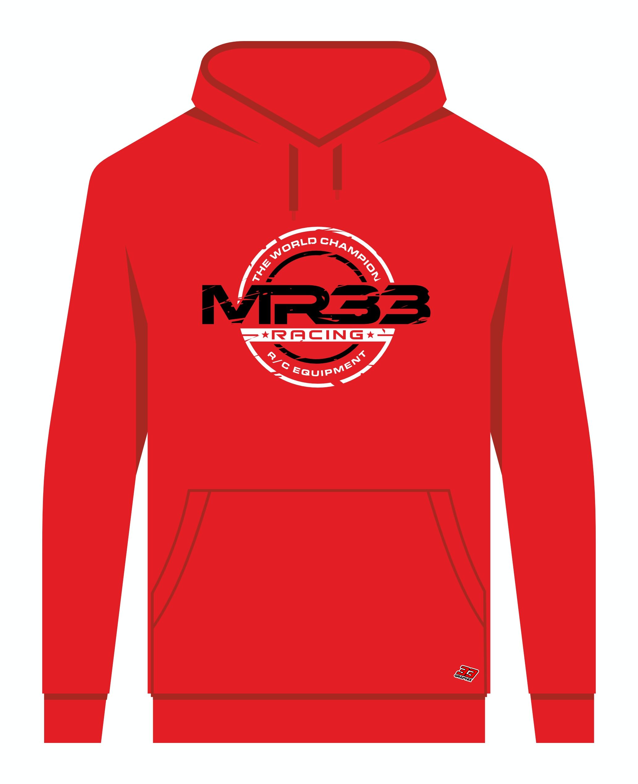 MR33 Team Hoodie - Rot