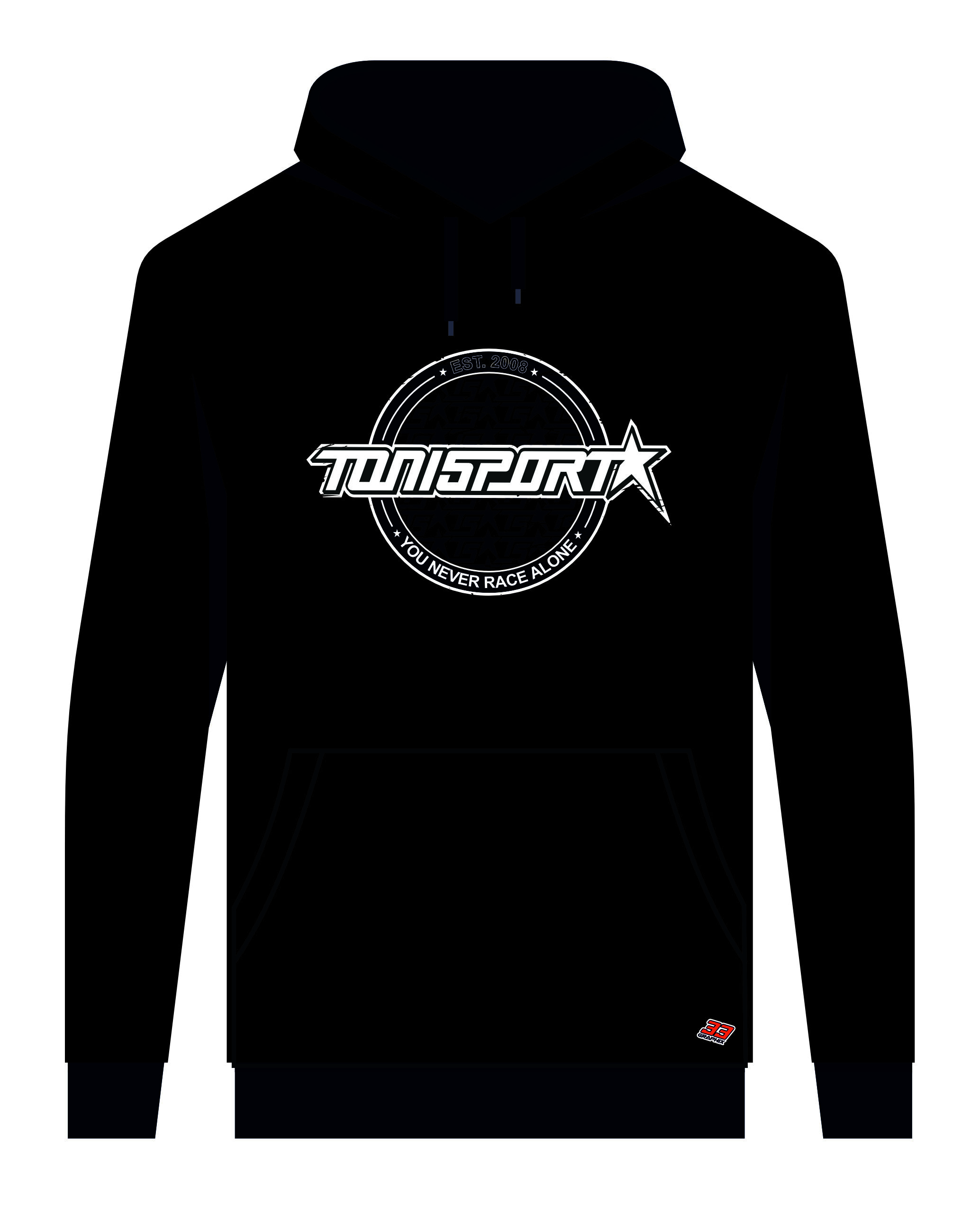 ToniSport Team Hoodie - Schwarz