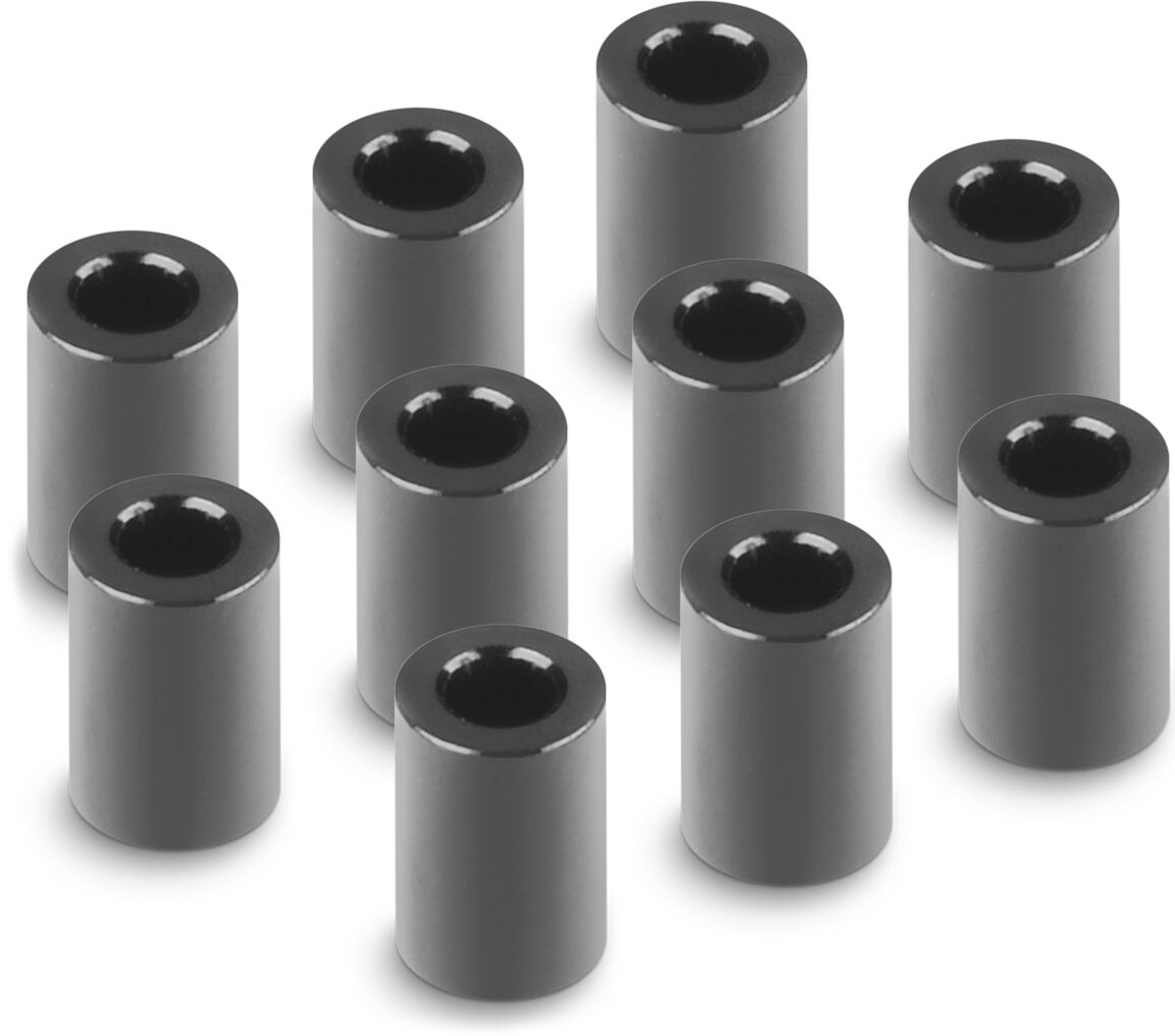 XRAY Aluminum Shim 3x6x9.0mm - Schwarz (10)