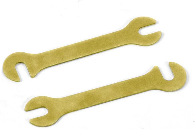 XRAY Stahl Unterlegscheibe 0,6mm - Gold (2)