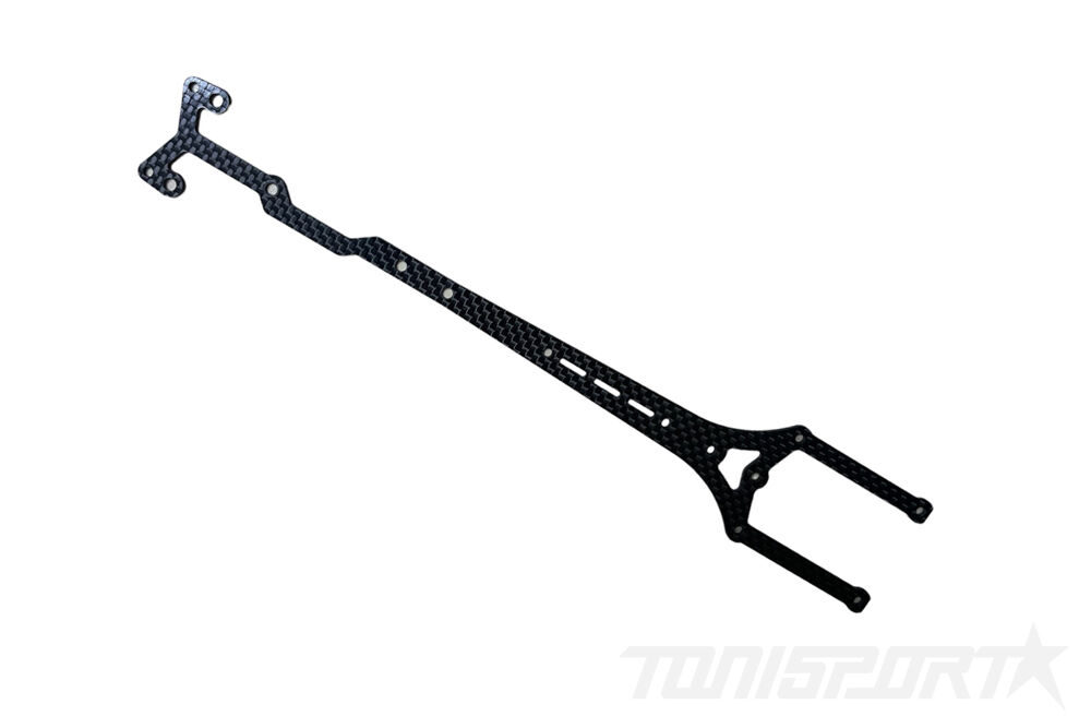 Vigor 2,0mm Kohlefaser Topdeck (Lang) für Awesomatix A800FX Evo
