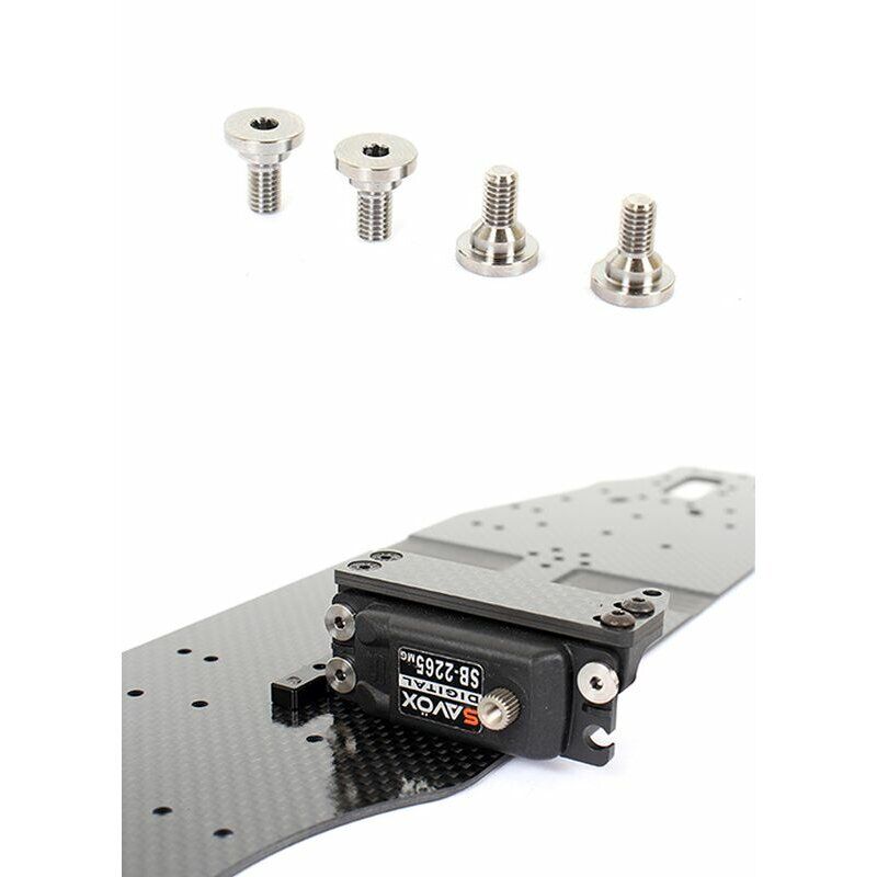 Team Titan Servoschrauben aus Titan M3 x 8mm (4)