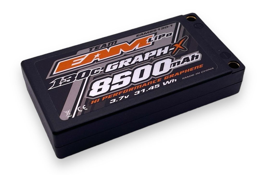 Team EAM Graph-X 8500mAh 1S Hardcase Shorty LiPo 130C 3,7V - 160g