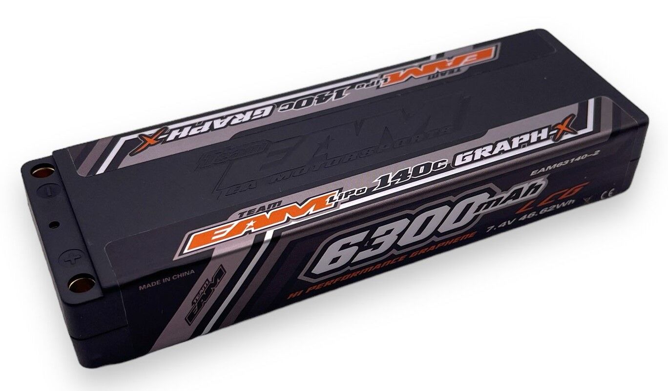 Team EAM Graph-X 6300mAh Hardcase LCG LiPo 140C 7,4V - 283g