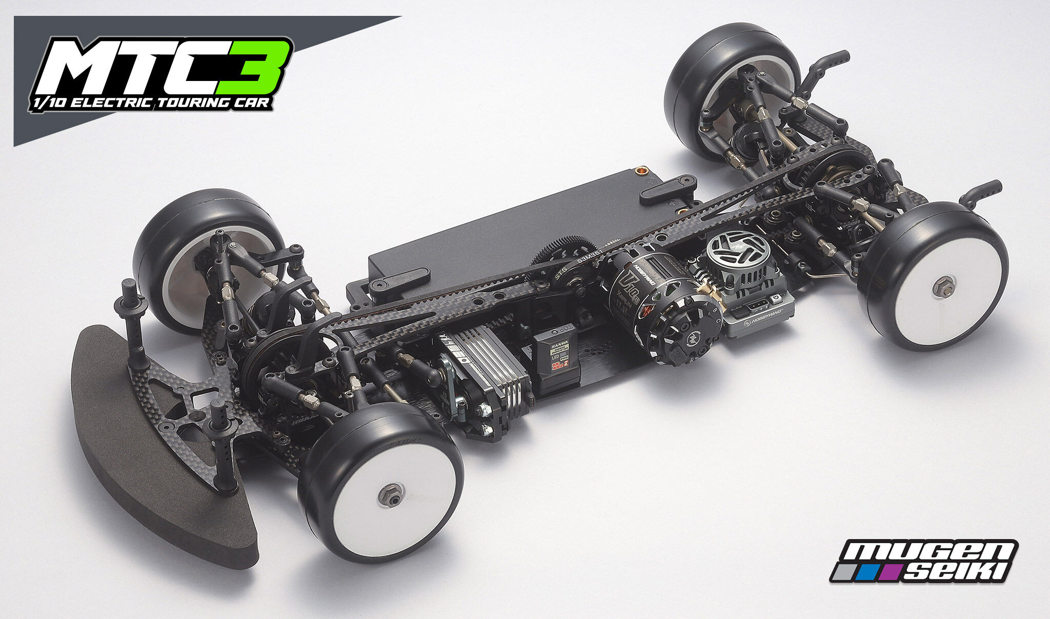 Mugen Seiki MTC-3 Tourenwagen Baukasten 1:10 mit Aluminium Chassis