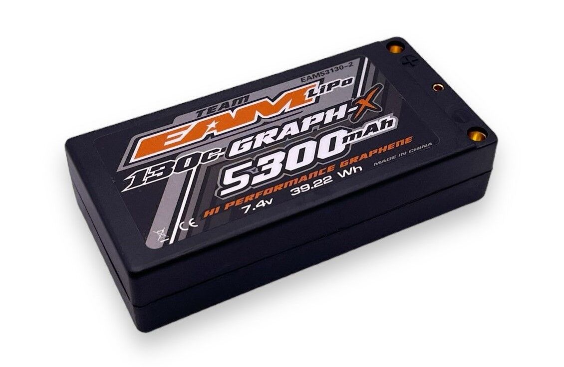 Team EAM Graph-X 5300mAh Hardcase LCG Shorty LiPo 130C 7,4V - 205g