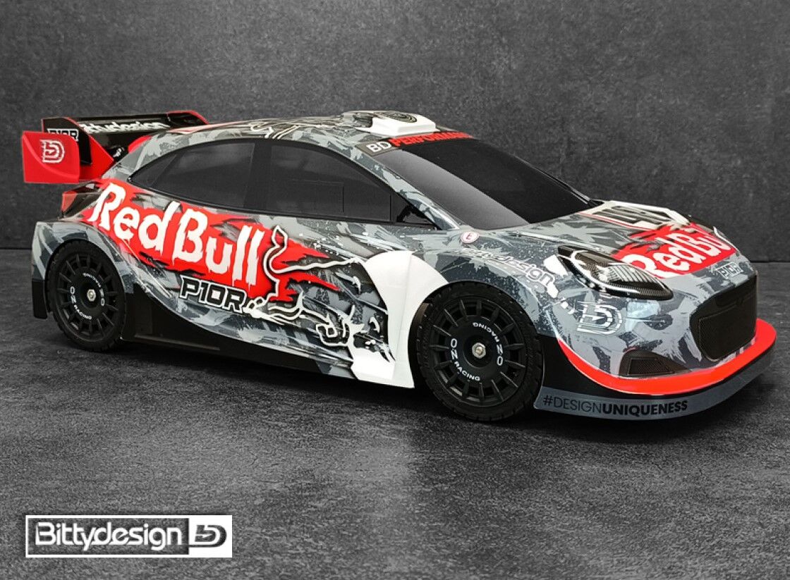 Bittydesign P10R Rally Karosserie 1:10 (unlackiert) 190mm