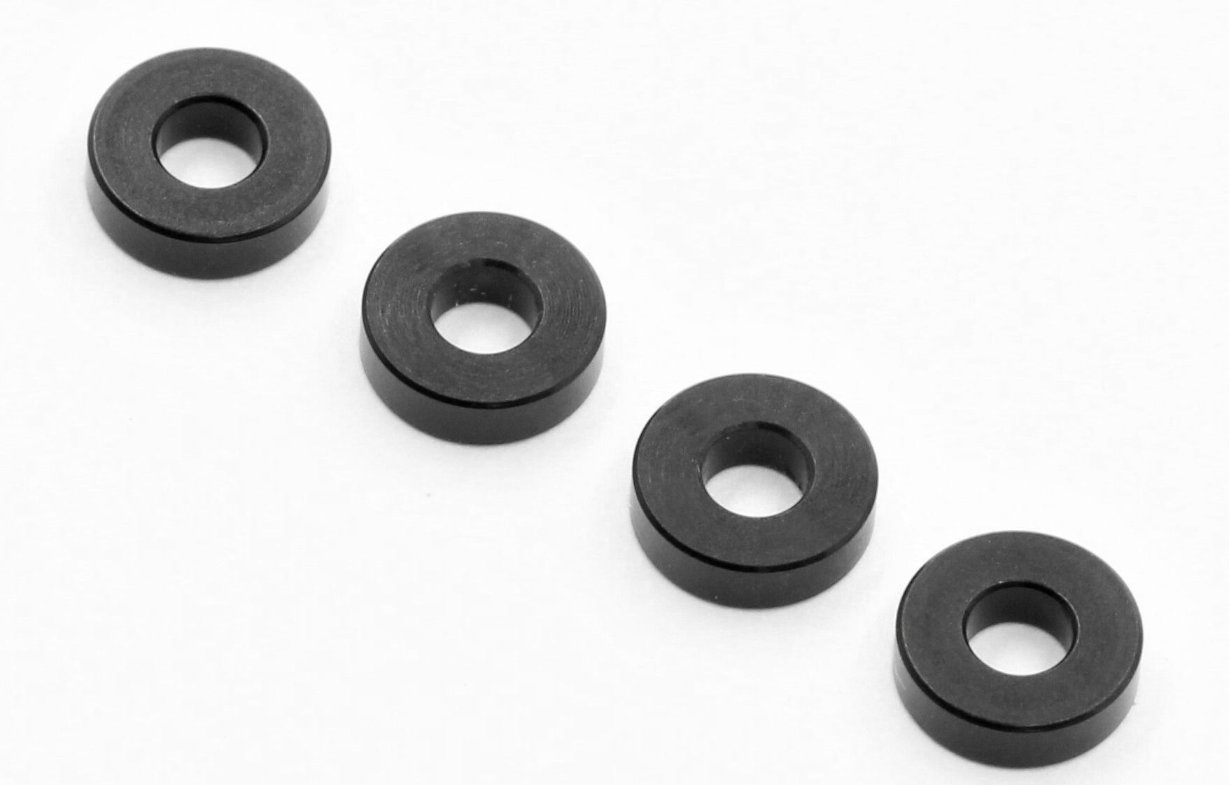 Destiny Aluminium Unterlegscheibe 3,0 x 7,0 x 2,0mm - Schwarz (4)