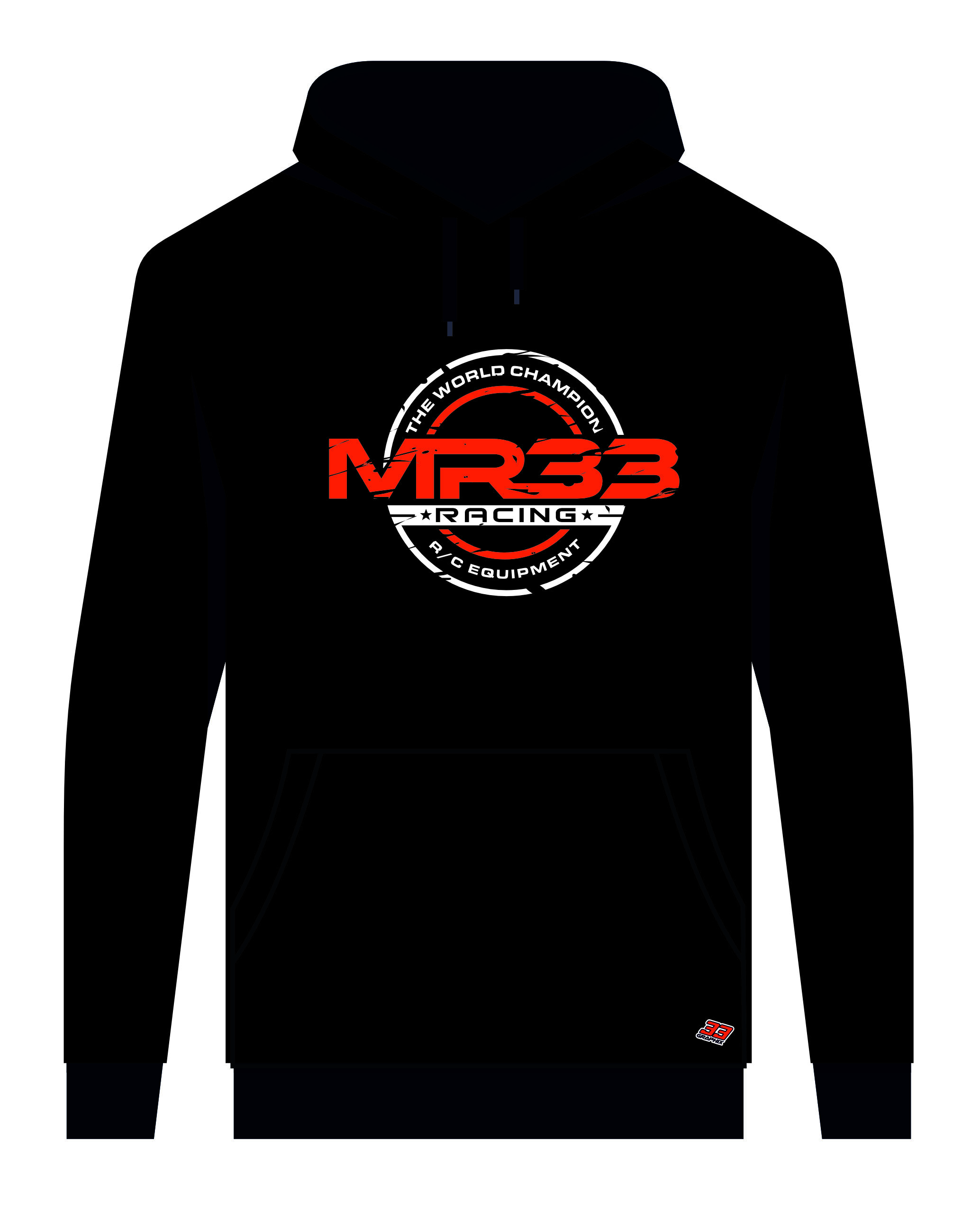 MR33 Team Hoodie - Schwarz