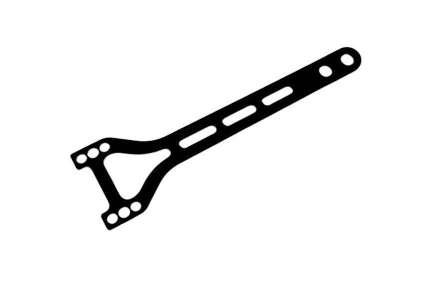 XRAY X4-2025 Fiberglas Split Topdeck Hinten (1)