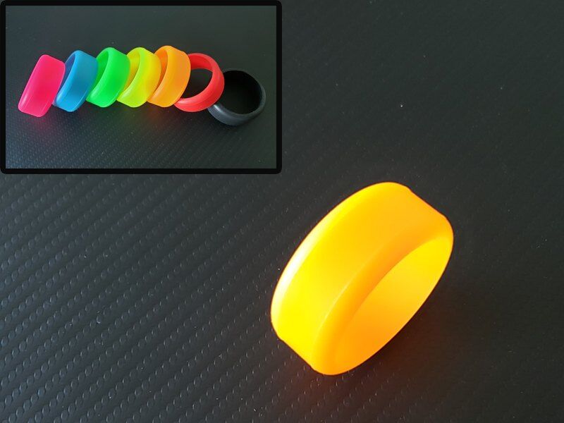 Vigor High Grip Lenkrad Gummi für Sanwa & Futaba - Orange (1)