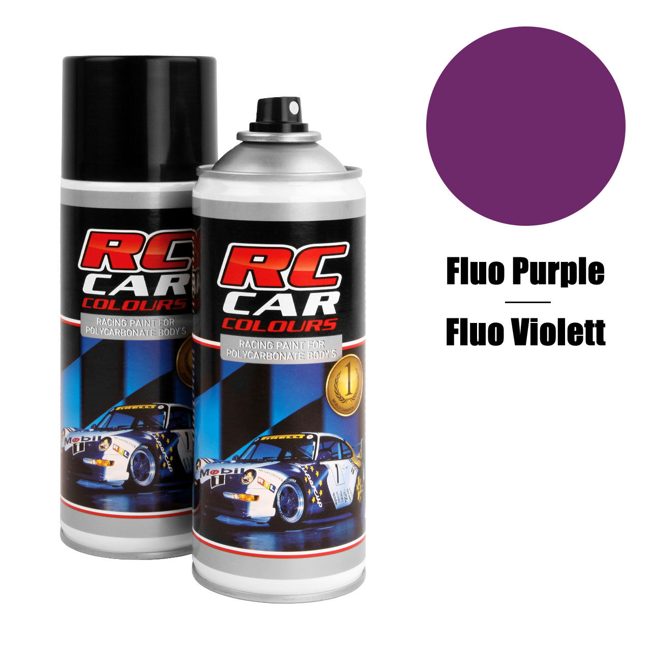 RC Car Colours Lexanfarbe Spray 150ml - Fluo Purple