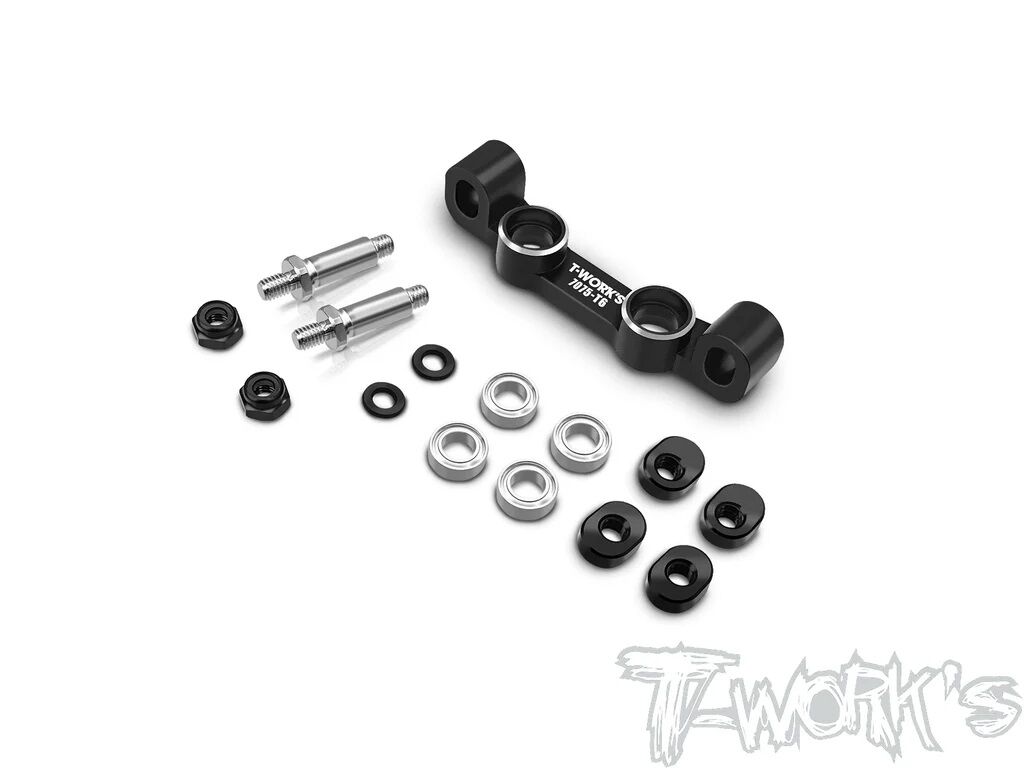 T-Work`s Aluminium Lenkungsplatte für Team Associated B7 (1)