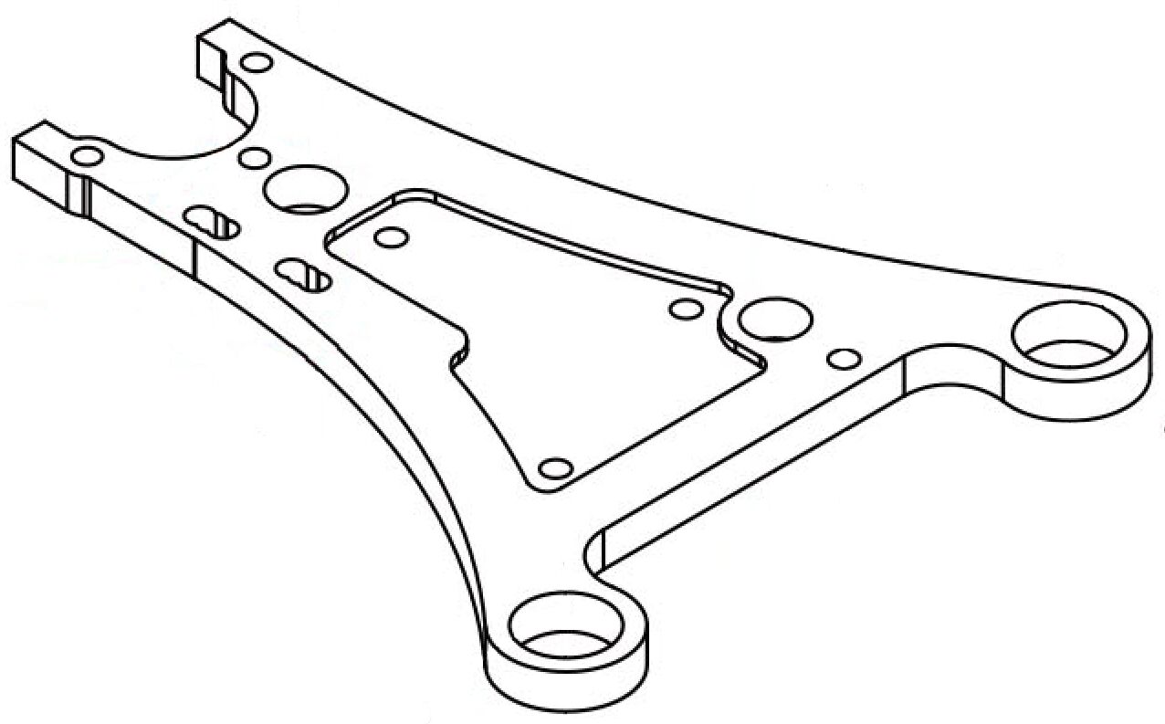 AXON TC10/3 Carbon Rear Lower Arm (1)