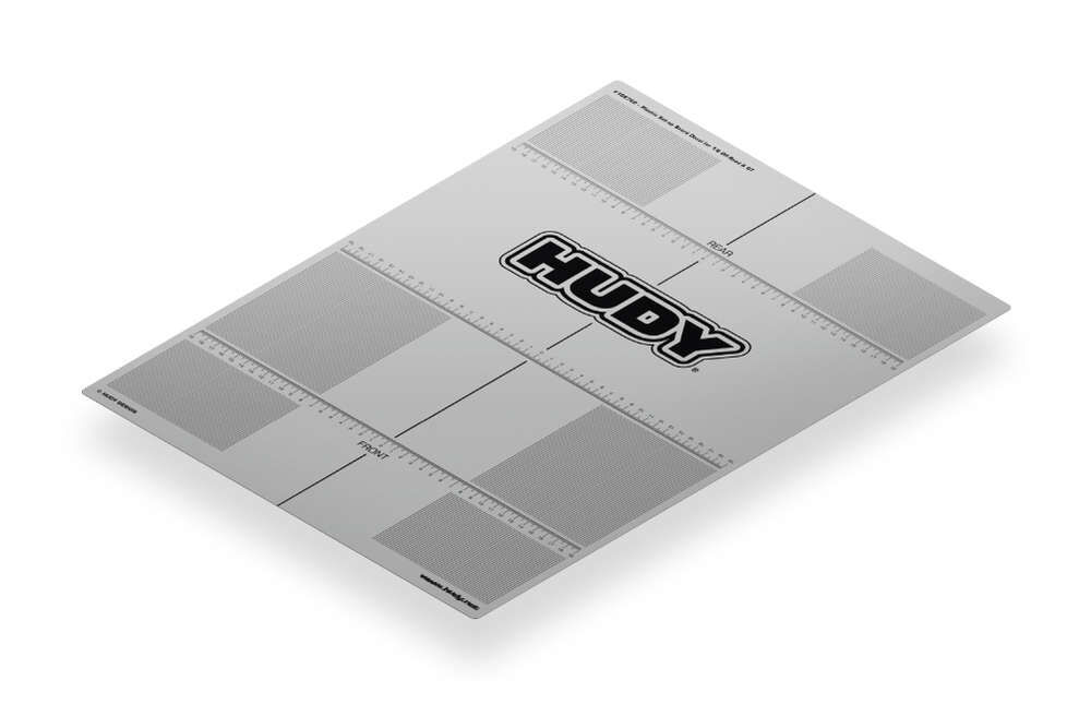 HUDY Aufkleber für Setup Board 1:8 Offroad und 1:8 GT