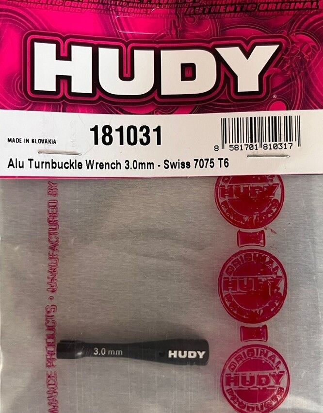HUDY Aluminium Spurstangenschlüssel 3,0mm