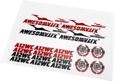 Awesomatix A12 WCSTS-A12WC Aufkleberbogen A12WC