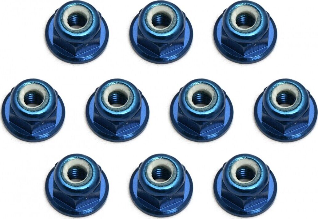 Team Associated FT Mutter Selbstsichernd 3mm - Blau