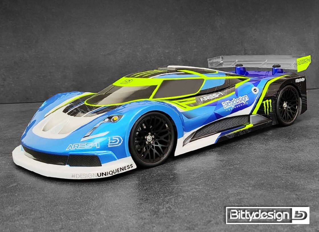 Bittydesign ARES-1 GT Body 1:10 (clear) 190mm