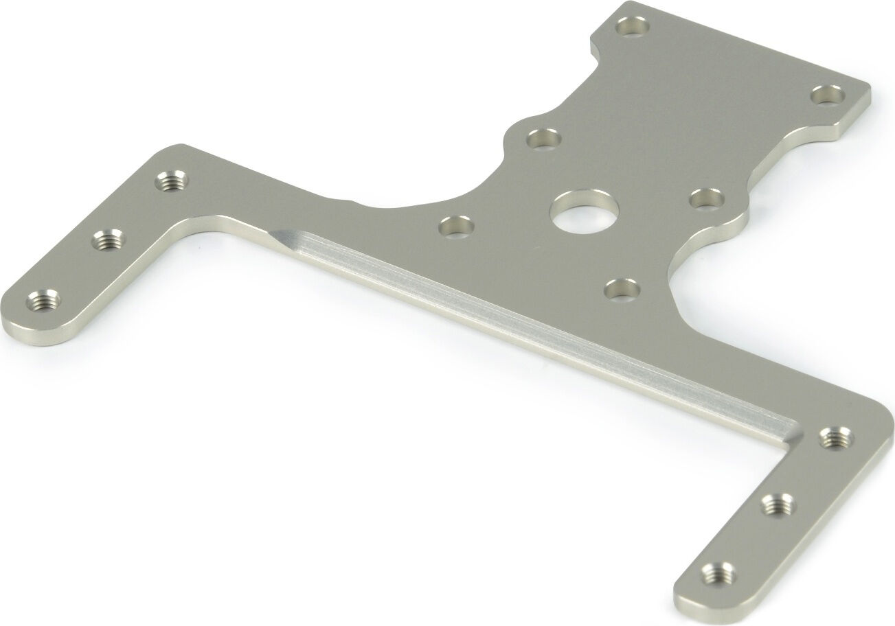 XRAY XB2-2025 Aluminium Chassis Strebe für 5-Gear Box  (1)