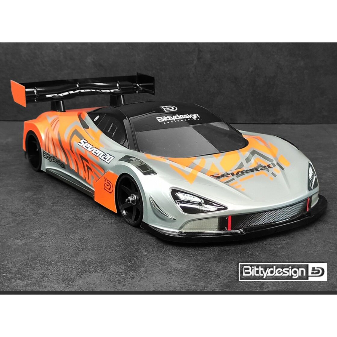 Bittydesign Seven20 GT12 Body 1:12 Pan Car (clear) Lightweight