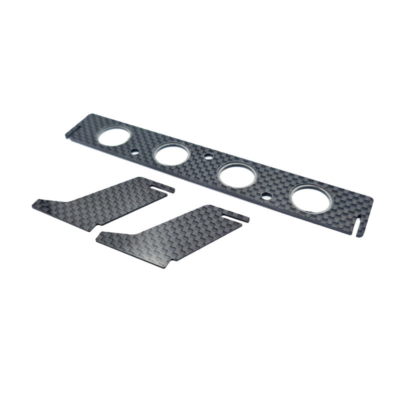 RC MAKER 3D Pro Kohlefaser Haltebrücke für Dämpfer & Diff