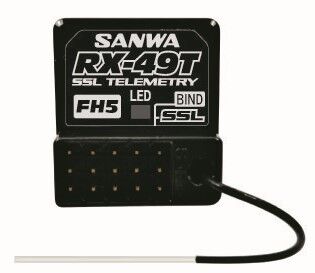 Sanwa RX-49T FH5 Empfänger 4-Kanal (SXR-SSL) Wasserfest 2,4GHZ