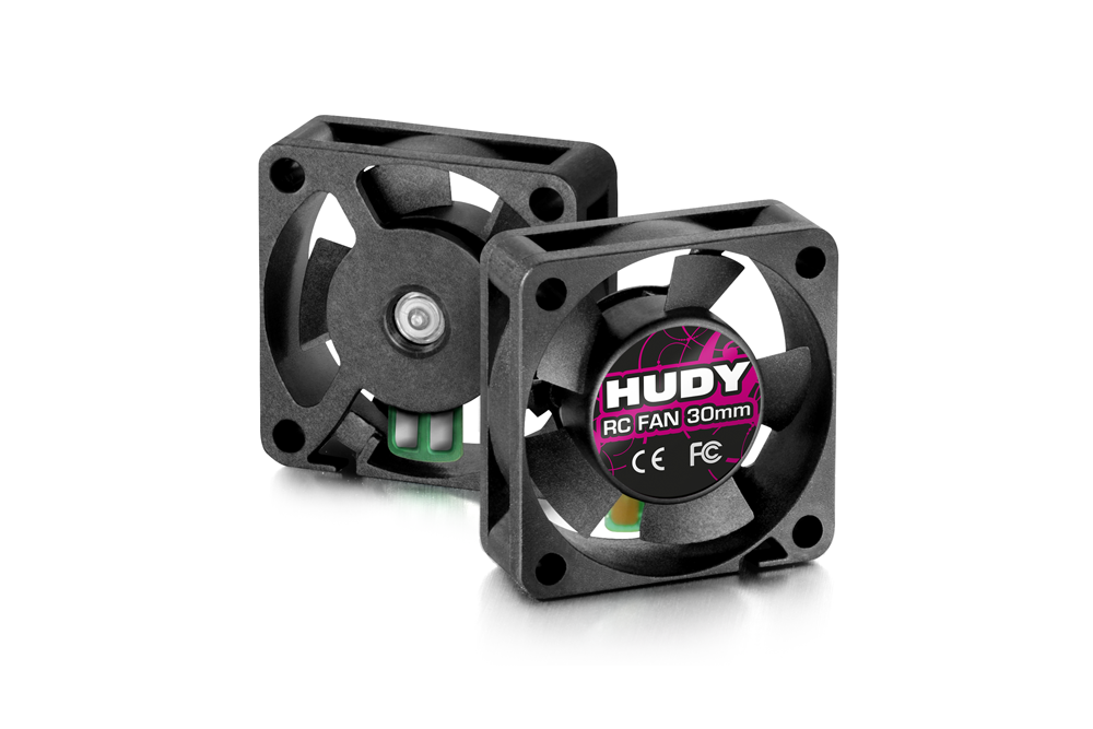HUDY Brushless RC Fan 30mm with Internal Soldering Tabs