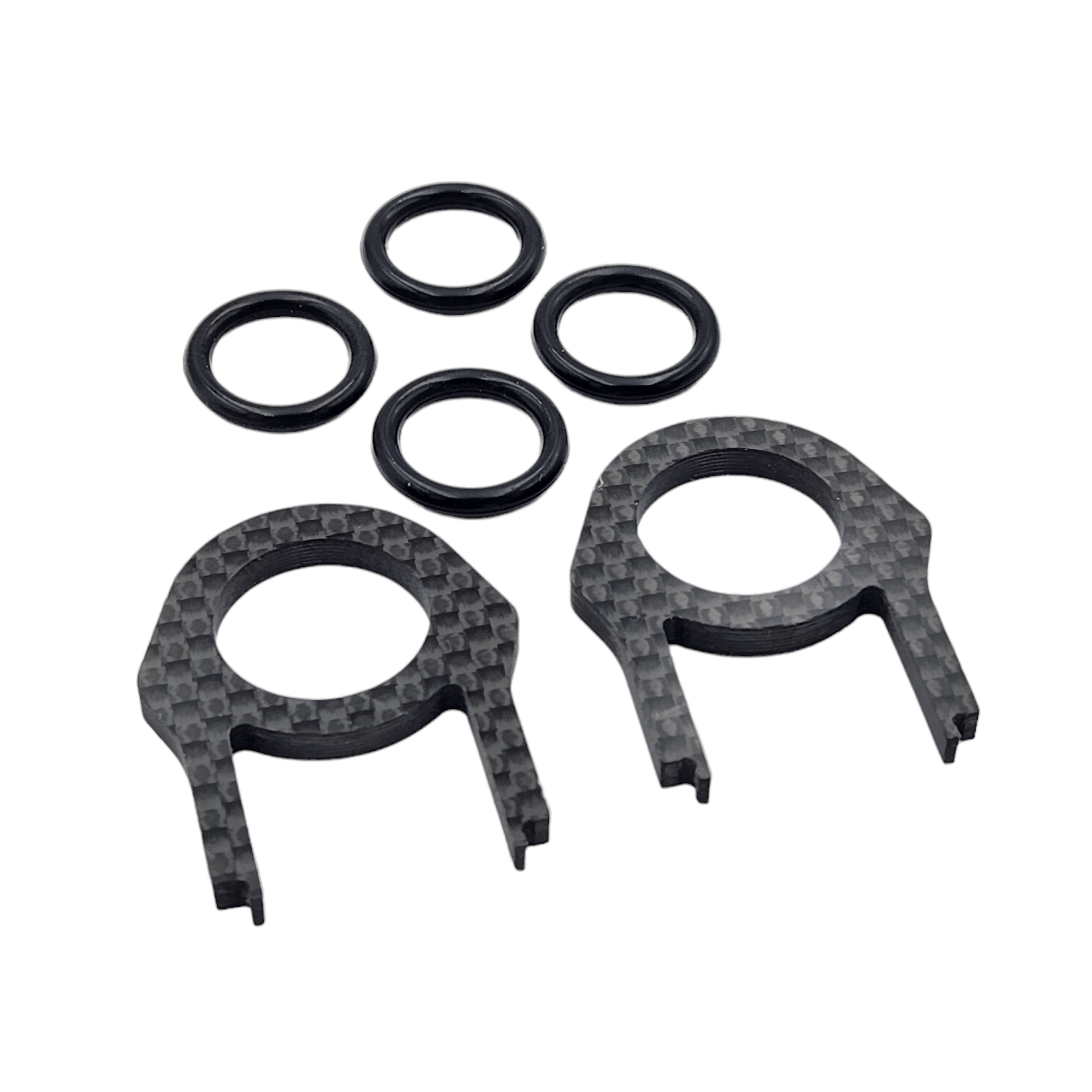 RC MAKER Kohlefaser Tweak Stick Endplatten für Mugen MTC-2R