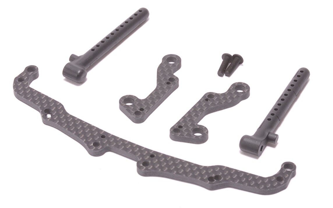 Schumacher Mi9 Kohlefaser Karosseriehalterung Hinten Lightweight - Set