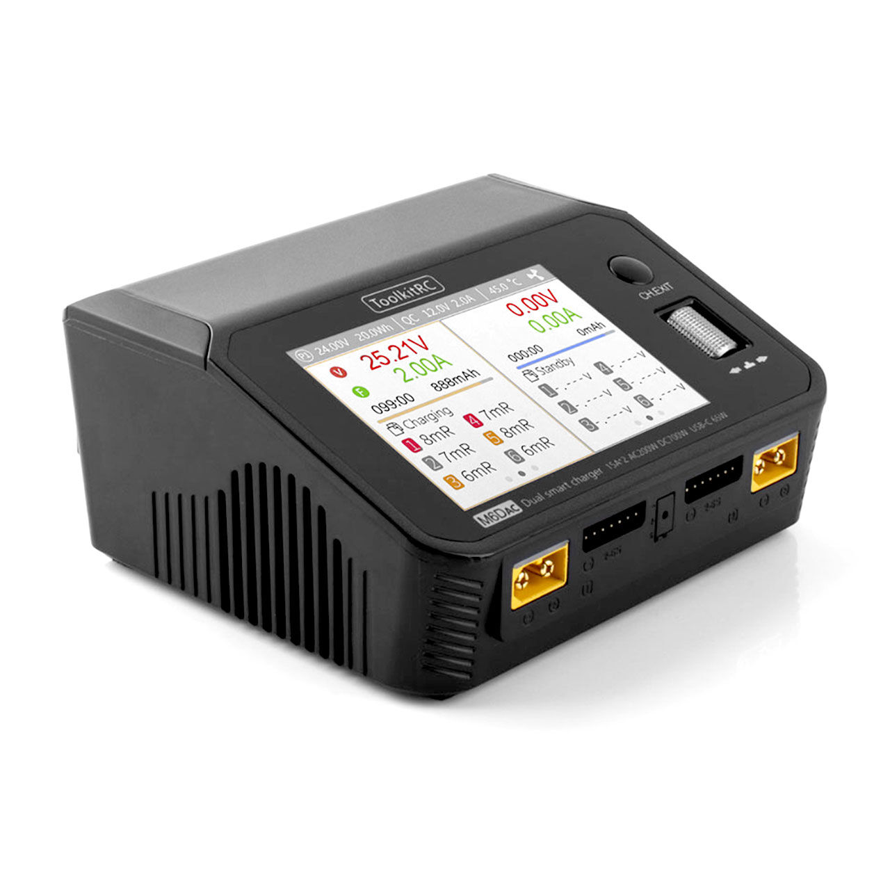 ToolkitRC M6DAC LiPo 1-6S 15A 2 Kanal Ladegerät AC/DC