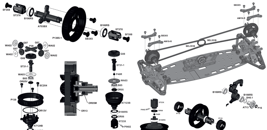 A800R Drive Train