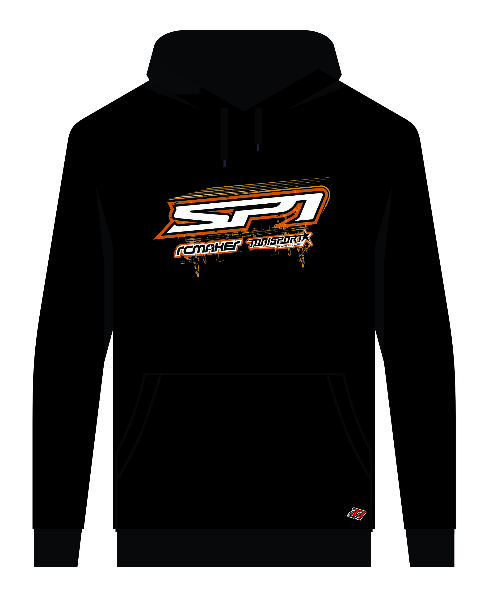 RC MAKER SP1 Team Hoodie - Schwarz