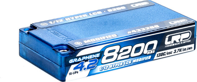 LRP Graphene-4.2 Hyper LCG 1:12 Modified LiPo Akku 8200mAh 3.7V 120C/60C