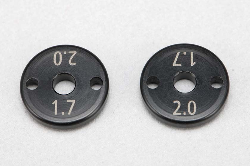 Yokomo YZ-2/YZ-4 X-Dämpfer Kolbenplatte 1,7mm x 2 Loch/2,0mm