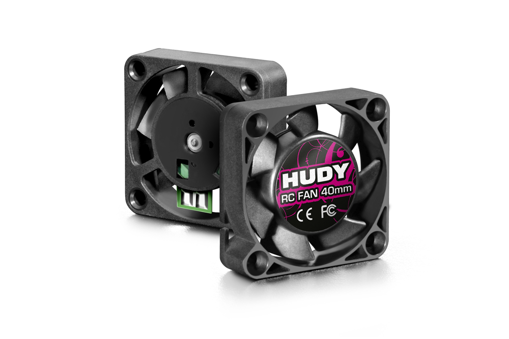 HUDY Brushless RC Fan 40mm with Internal Soldering Tabs