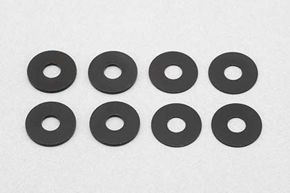 Yokomo Unterlegscheiben Spurverbreiterung 0,5 mm / 1,0 mm - Schwarz