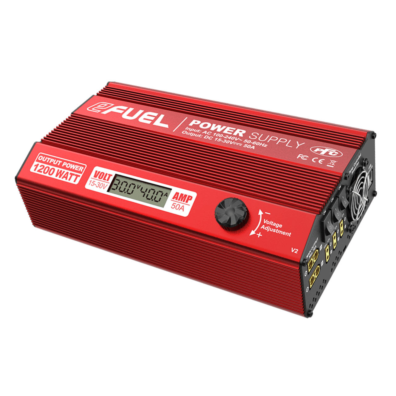 SkyRC Netzteil eFuel 50A 15-30 Volt mit LCD Anzeige