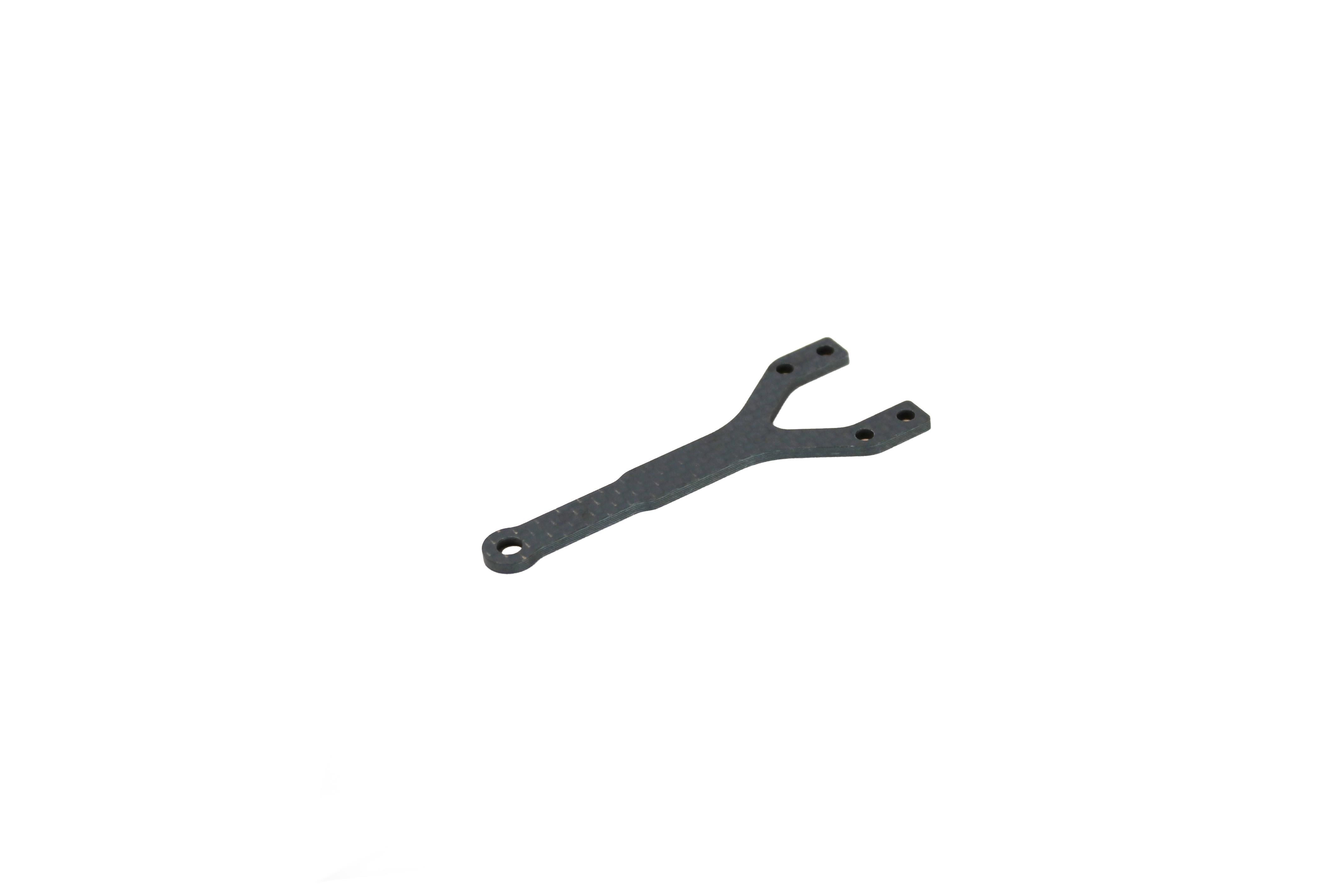 XRAY X4F-2025 Kohlefaser Topdeck Zweiteilig Vorne 1,6mm (1)