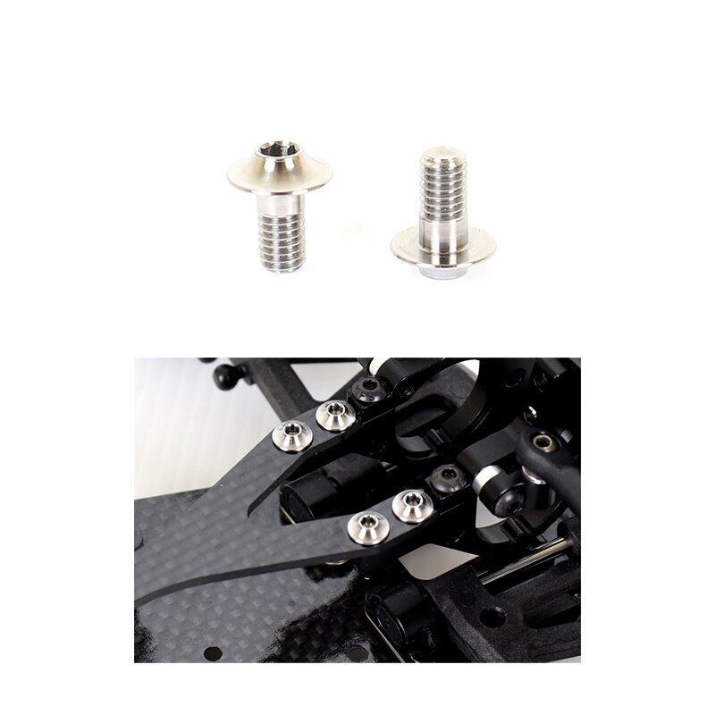 Team Titan Zero Play Titanschrauben M3 X 6mm (4)