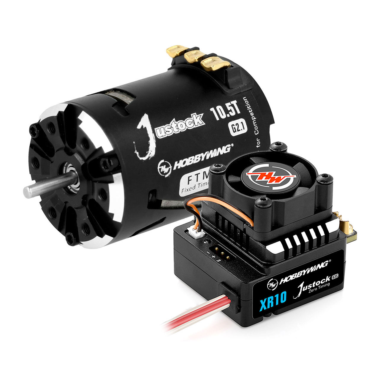 Hobbywing XERUN Justock Combo XR10 G3S ESC + 10.5T Brushless G2.1 Motor 4000kV
