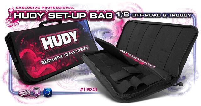 HUDY Setup System Tasche für 1:8 GT & Offroad (1:10 & 1:8)